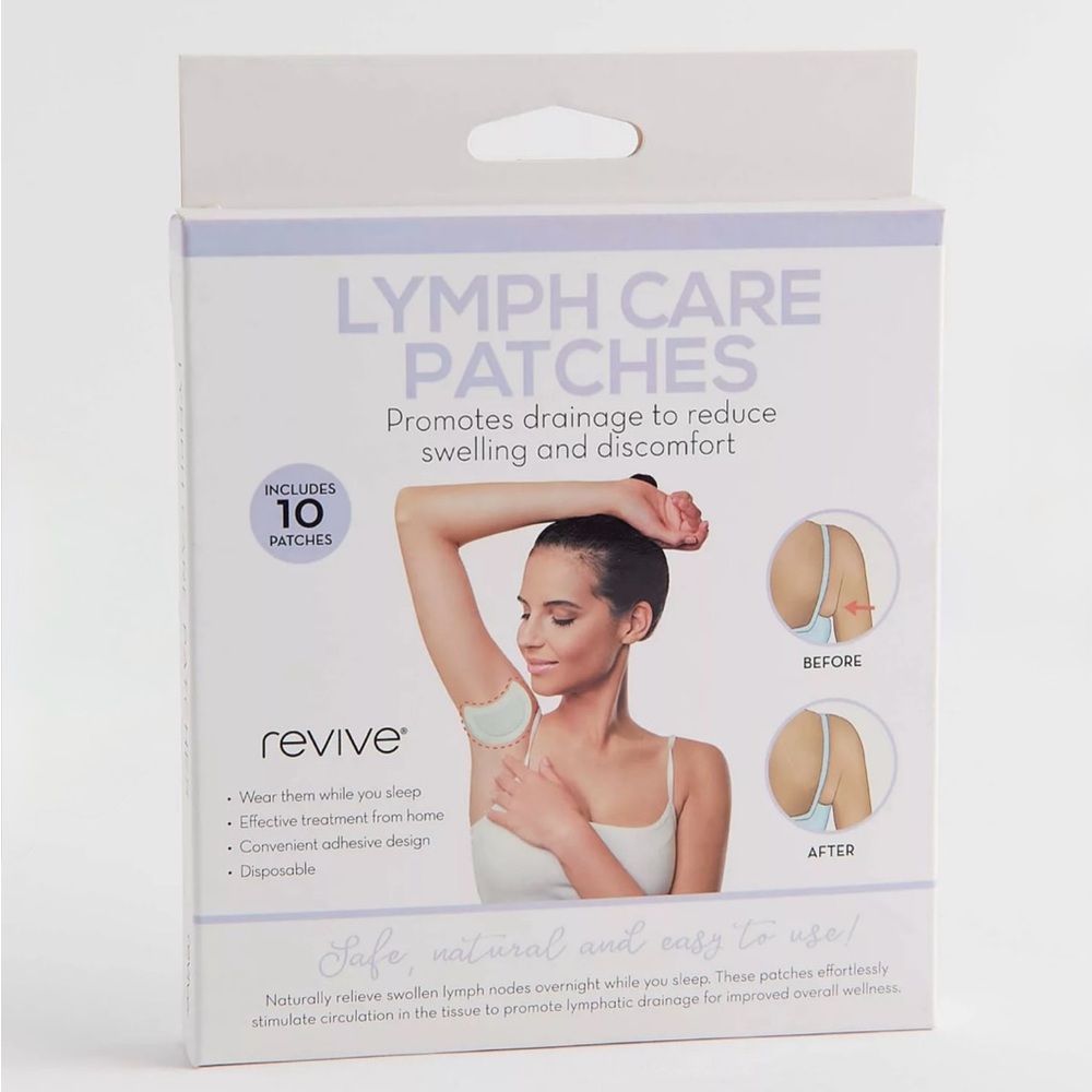 REVIVE Lymph Care 10 Patches Wellness Drainage Reduce Swelling Discomfort New
